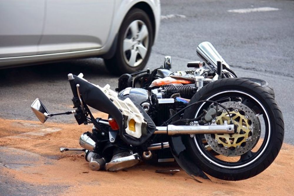No Contact Motorcycle Accident